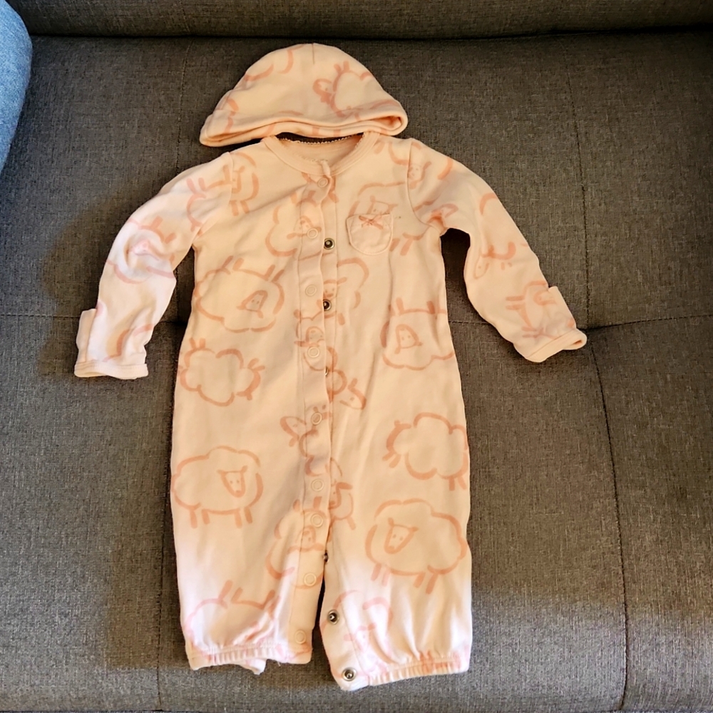 Carter's Pink Sheep Print two Piece set 3 months